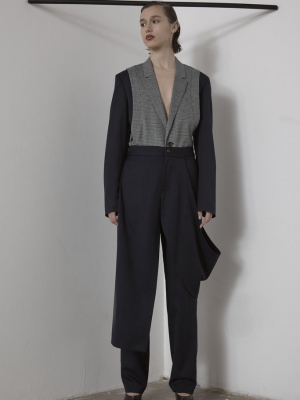 Drape Panel Trousers