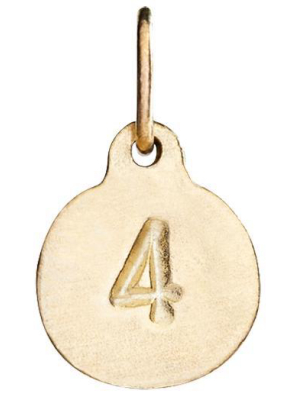 "4" Number Charm