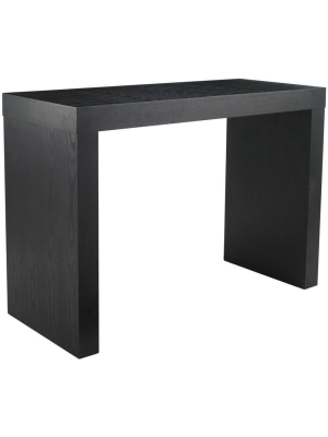 Faro C-shape Bar Table, Black