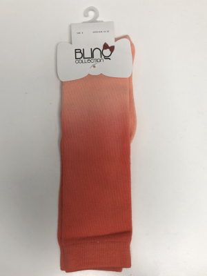 Blinq Ombre Knee High Sock - Coral