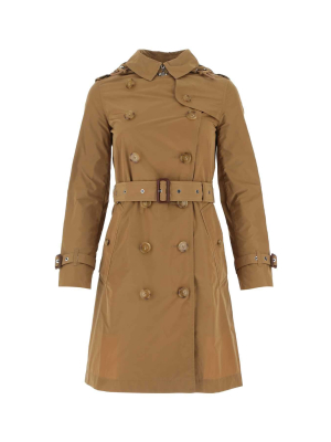 Burberry Detachable Hood Trench Coat