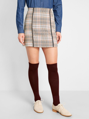 The Bottom Line Mini Skirt