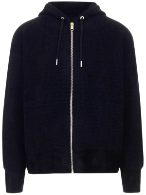 Givenchy Zip-up Drawstring Hoodie