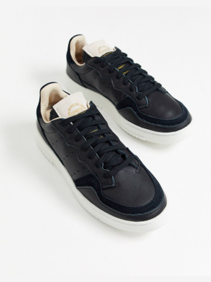 Adidas Originals Supercourt Sneakers In Black