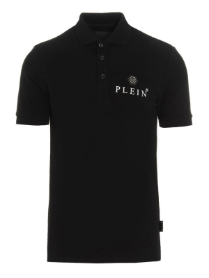 Philipp Plein Logo Print Polo Shirt