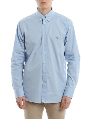 Etro Logo Embroidered Buttoned Shirt