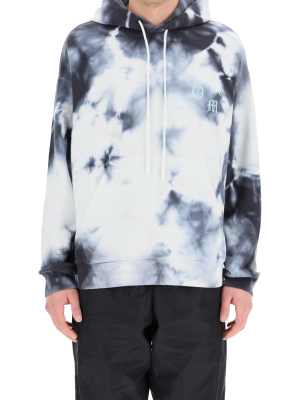 Marcelo Burlon County Of Milan Monogram Tie-dye Hoodie