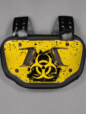 Biohazard Grunge Sticker For Back Plate