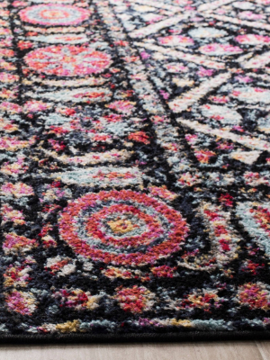 Ellie Rug Black/fuchsia - Safavieh