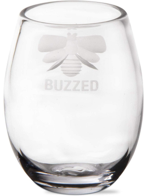 Tag Buzzed Stemless Wine