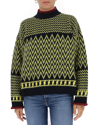 Stella Mccartney High Neck Knitted Jumper