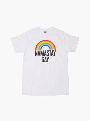 Plus Size Namastay Gay Graphic Tee