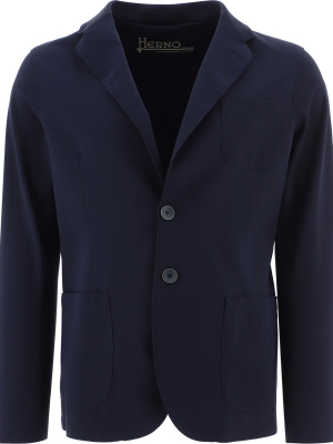 Herno Slim Fit Single-breasted Blazer