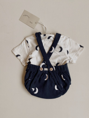 Navy Midnight Bloomers With Braces