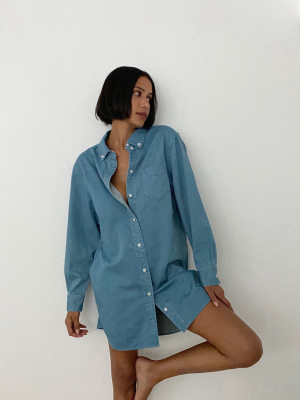 Denim Shirt Dress