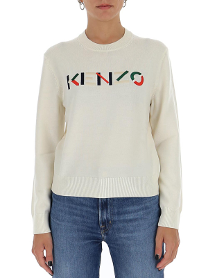 Kenzo Logo Embroidered Sweater