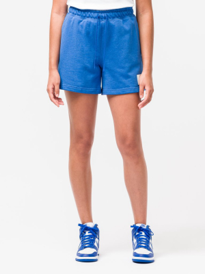 Essentials Fleece Shorts In Blue