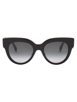 Fendi Eyewear Oversized Round Frame Sunglasses