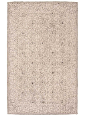 Micro-loop Silver/ivory Area Rug