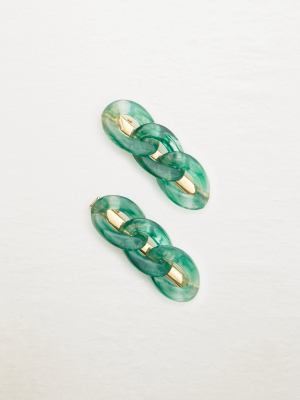 Aerie Braided Tortoise Hair Clips