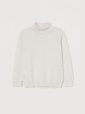 Fine-knit Turtleneck Sweater