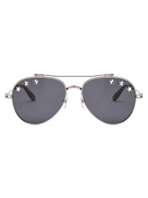 Givenchy Eyewear Star Detail Aviator Sunglasses