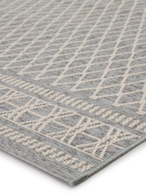 Jaipur Marina Indoor/outdoor Rug - Light Gray/cream