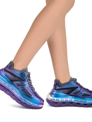 Bump'air Scarap Purple Low Top Gradient Sneakers