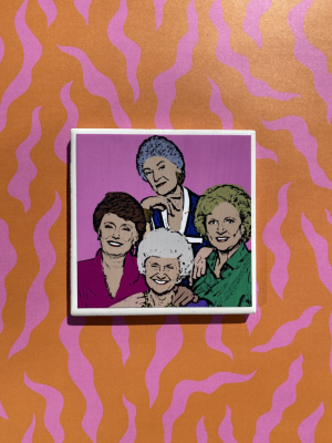 Golden Girls Pop Art Coaster