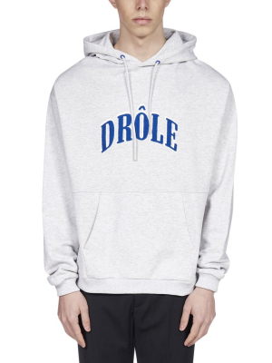 Drôle De Monsieur Logo Embroidered Hoodie