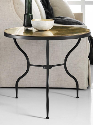 Wrought Iron End Table