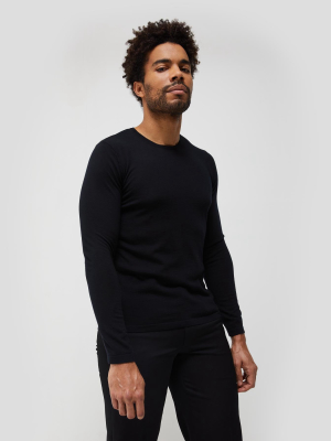 Agostino 2.0 Long Sleeve Wool Cashmere Blend Unisex T-shirt