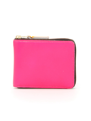 Comme Des Garçons Wallet Fluorescent Zip-around Wallet