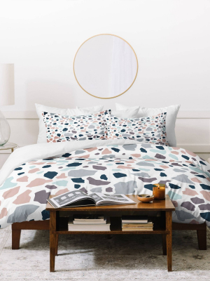 Viviana Gonzalez Terrazzo Duvet Cover & Sham Set - Deny Designs