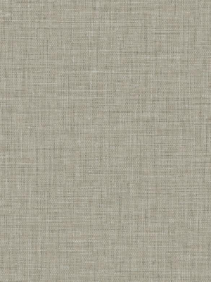 Easy Linen Wallpaper In Cliffside From The Texture Gallery Collection By Seabrook Wallcoverings