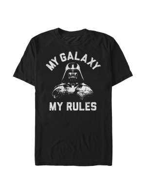 Men's Star Wars Vader My Galaxy My Rules T-shirt