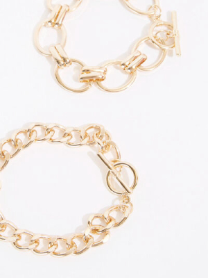 Chain Toggle Bracelets