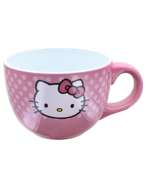 Silver Buffalo Hello Kitty 24oz Ceramic Soup Mug