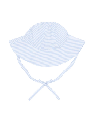 Powder Blue Stripe Sun Hat