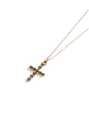 Gold Skull Cross Necklace*