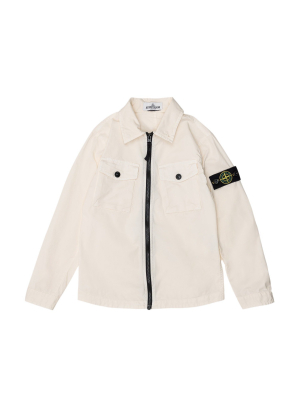 Stone Island Junior Logo Badge Jacket