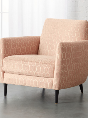 Parlour Crisanta Blush Pink Chair