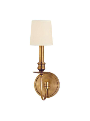 Cohasset 1 Light Wall Sconce Aged Brass