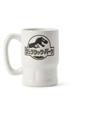 Underground Toys Jurassic Park Japanese Logo Ceramic Mini Mug