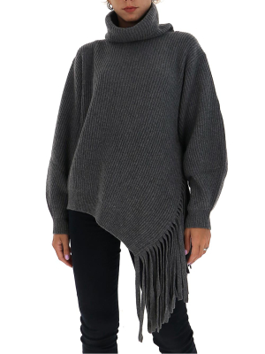 Stella Mccartney Roll-neck Fringe Jumper