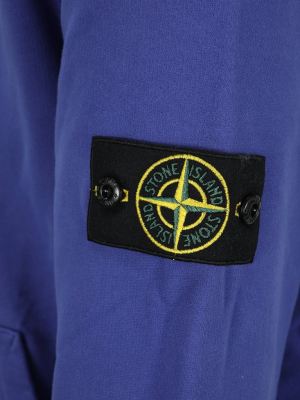 Stone Island Logo Patch Hoodie