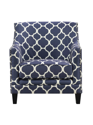 Deena Accent Chair Marine Blue - Picket House Furnishings