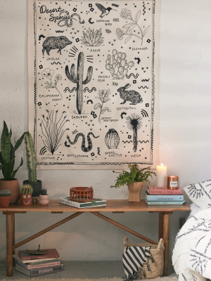Desert Species Reference Chart Tapestry