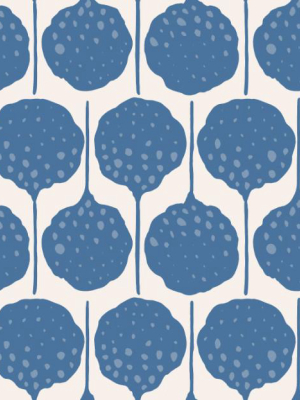 Lily's Pad Wallpaper In Ziggy Stardust By Anna Redmond For Abnormals Anonymous