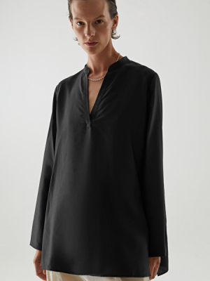 Mulberry Silk Kaftan-style Top